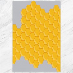 Hexagons Yellow Honeycomb Hive Bee Hive Pattern Canvas 12  X 18  by artworkshop