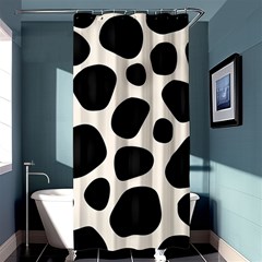 Texture Design Wallpaperpublic Shower Curtain 36  X 72  (stall)  by artworkshop