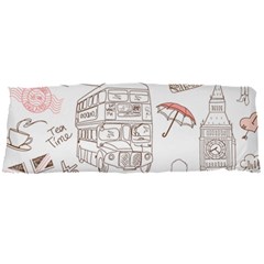 I Love London Drawing Body Pillow Case Dakimakura (two Sides) by Jancukart