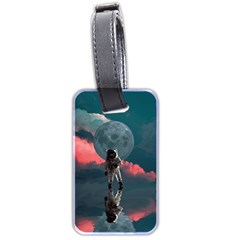 Astronaut-moon-space-nasa-planet Luggage Tag (two Sides) by Jancukart