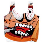 Brain Cartoon Animation Full Print Recycle Bag (XXL) Back