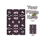 Abstract pattern geometric backgrounds Playing Cards 54 Designs (Mini) Front - Spade3