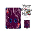 Folk flowers print Floral pattern Ethnic art Playing Cards 54 Designs (Mini) Front - Heart3