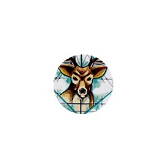 Deer-unicorn-tattoo-drawing-vector-watercolor 1  Mini Magnets by Jancukart
