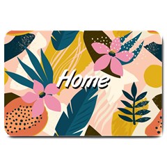 Jungle Fruits Plants Large Door Mat by flowerland