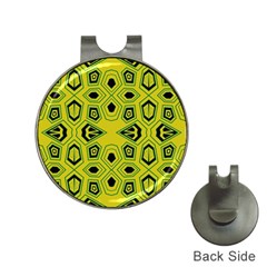 Abstract Pattern Geometric Backgrounds  Hat Clips With Golf Markers by Eskimos