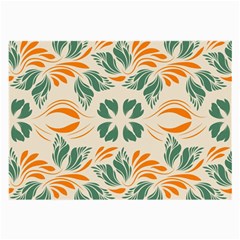 Folk Flowers Print Floral Pattern Ethnic Art Large Glasses Cloth by Eskimos