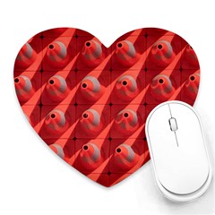 Sculpture-art-traffic-cones-plastic Heart Mousepads by Jancukart