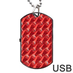 Sculpture-art-traffic-cones-plastic Dog Tag Usb Flash (one Side) by Jancukart