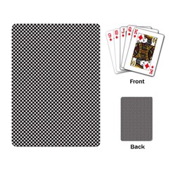 Small Black And White Watercolor Checkerboard Chess Playing Cards Single Design (rectangle) by PodArtist