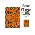 Folk flowers print Floral pattern Ethnic art Playing Cards 54 Designs (Mini) Front - Diamond6