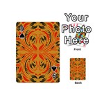 Folk flowers print Floral pattern Ethnic art Playing Cards 54 Designs (Mini) Front - Spade9