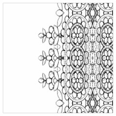 Im Fourth Dimension Black White 7 Lightweight Scarf  by imanmulyana