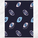 Eyes Evil Eye Blue Pattern Design Canvas 12  x 16  11.86 x15.41  Canvas - 1