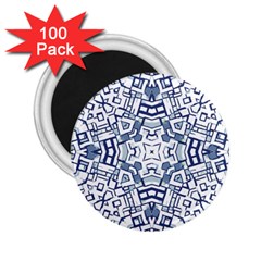 Blue-design 2 25  Magnets (100 Pack)  by nateshop