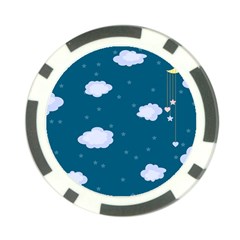 Clouds Poker Chip Card Guard (10 Pack) by nateshop