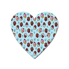 Cupcake Heart Magnet by nateshop