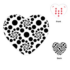 Dot Playing Cards Single Design (heart) by nateshop