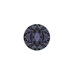 Abstract Kaleido 1  Mini Magnets by kaleidomarblingart