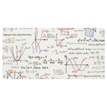 Math Formula Pattern Banner and Sign 4  x 2  Front