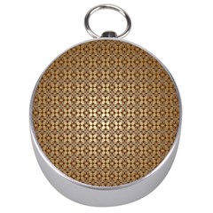 Background-chevron Chocolate Silver Compasses by nateshop