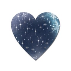 Background-star Heart Magnet by nateshop
