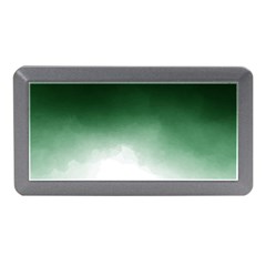 Watercolor-green White Memory Card Reader (mini) by nateshop