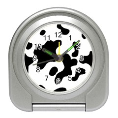 Cow Pattern Travel Alarm Clock by BangZart