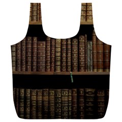 Books Covers Book Case Old Library Full Print Recycle Bag (xxl) by Amaryn4rt