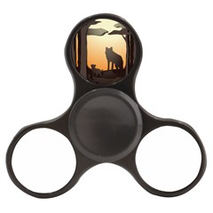Vectors Painting Wolves Nature Forest Finger Spinner by Amaryn4rt