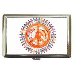 Illustrations People Peacemankindsilhouettes Cigarette Money Case by Wegoenart
