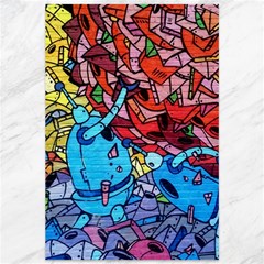 Graffiti-wall-mural-painting-arts Canvas 12  X 18  by Simbadda