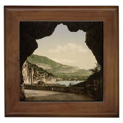 Ponale Road, Garda, Italy  Framed Tile by ConteMonfrey