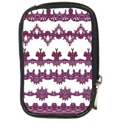 Illustration Geometric Art Dividers Digital Art Compact Camera Leather Case by Wegoenart