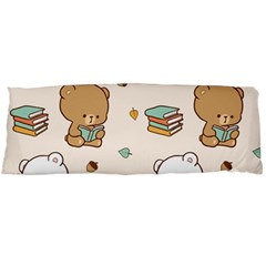 Illustration Bear Cartoon Background Pattern Body Pillow Case (dakimakura) by Sudhe