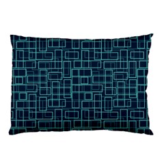 Abstract Illustration Background Rectangles Pattern Pillow Case (two Sides) by Amaryn4rt