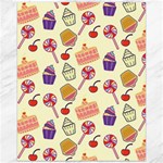Food Illustration Cupcake Pattern Lollipop Canvas 16  x 20  15.75 x19.29  Canvas - 1