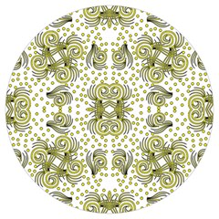 Illustration Abstract Background Pattern Texture Design Round Trivet by Amaryn4rt