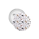 Illustration Cartoon Cat Paw Background Pattern Cute 1.75  Buttons Front