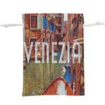 Venezia Boat Tour   Lightweight Drawstring Pouch (XL) Front
