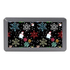 Illustration Xmas Christmas Thanks Giving Pattern Memory Card Reader (mini) by danenraven