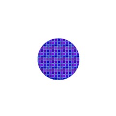 Background Mosaic Purple Blue 1  Mini Magnets by danenraven