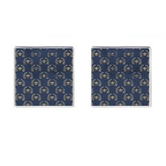 Blue Golden Bee   Cufflinks (square) by ConteMonfreyShop
