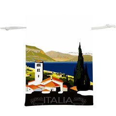River Small Town Landscape  Lightweight Drawstring Pouch (xl) by ConteMonfrey