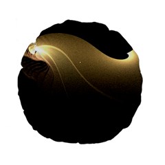 Lightfocus Standard 15  Premium Flano Round Cushions by Sparkle