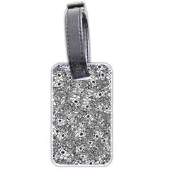 Weird Cute Fantasy Monsters Motif Pattern Luggage Tag (two Sides) by dflcprintsclothing