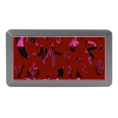 Doodles Maroon Memory Card Reader (mini) by nateshop