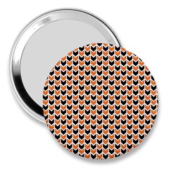 Halloween Plaids Arrow 3  Handbag Mirrors by ConteMonfrey