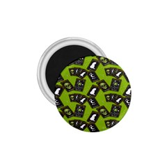 Cats And Skulls - Modern Halloween  1 75  Magnets by ConteMonfrey