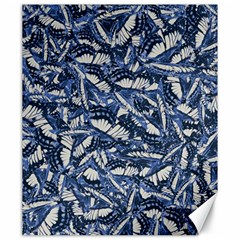 Butterflies Motif Collage Pattern Canvas 20  X 24  by dflcprintsclothing